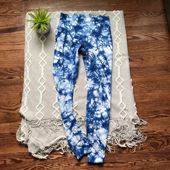 lululemon athletica Pants - Lulu🍋 Hi Rise Shibori Varsity tie dye WU leggings